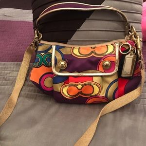 Coach Poppy Collection Cross Body Bag
